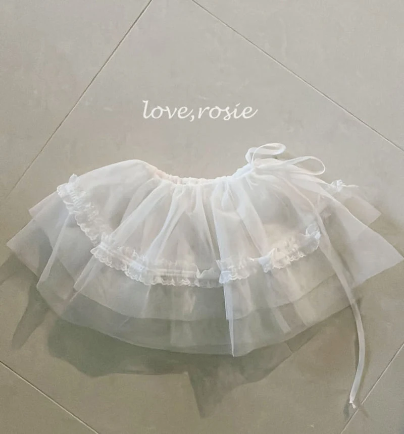 Love Rosie - Korean Children Fashion - #childrensboutique - Flutter Lace Apron