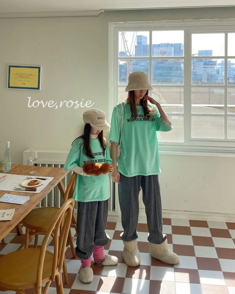 Love Rosie - Korean Children Fashion - #designkidswear - Crayon Boucle Fleece Jogger Pants with Mom - 6