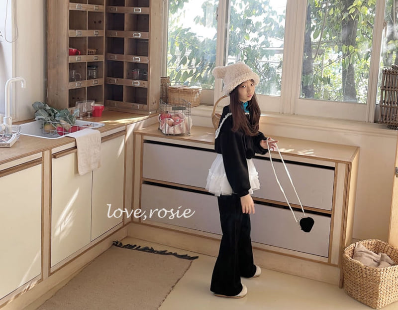 Love Rosie - Korean Children Fashion - #kidsshorts - Flutter Lace Apron - 5