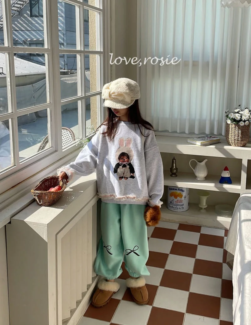 Love Rosie - Korean Children Fashion - #littlefashionista - Ribbon Jogger Pants with Mom - 10