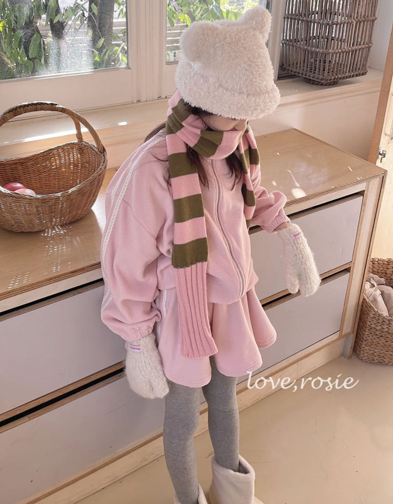 Love Rosie - Korean Children Fashion - #toddlerclothing - Eyelet Lace Track Skirt Set - 10