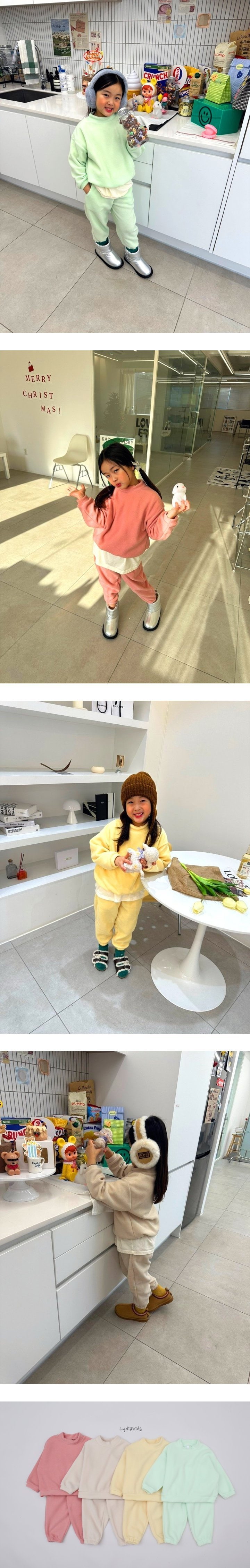 Lydia - Korean Children Fashion - #Kfashion4kids - Mockneck Fleece Top