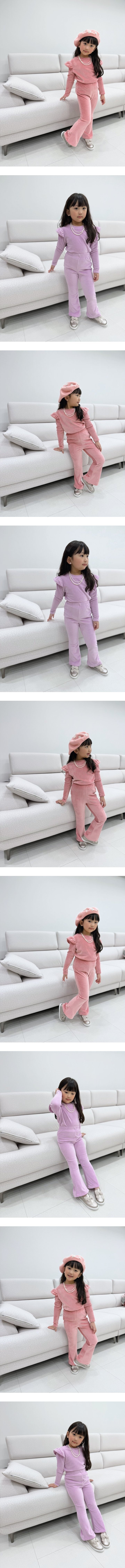 Lydia - Korean Children Fashion - #minifashionista - Rachel Top Bottom Set