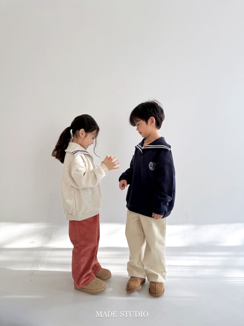 Made Studio - Korean Children Fashion - #childofig - Corduroy Brushed Pants - 7