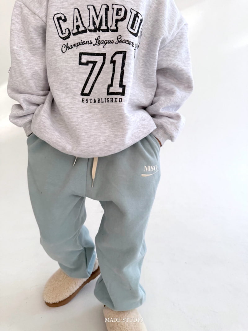 Made Studio - Korean Children Fashion - #designkidswear - Low Jogger Pants - 6