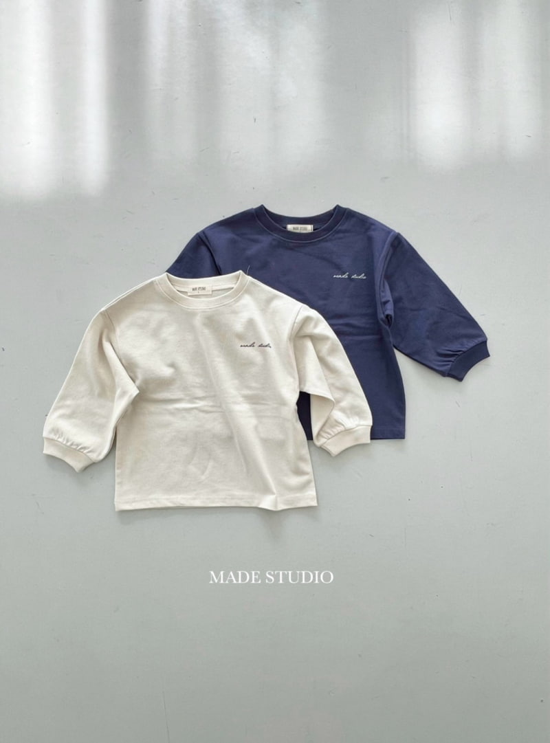 Made Studio - Korean Children Fashion - #discoveringself - Peach Basic Tee