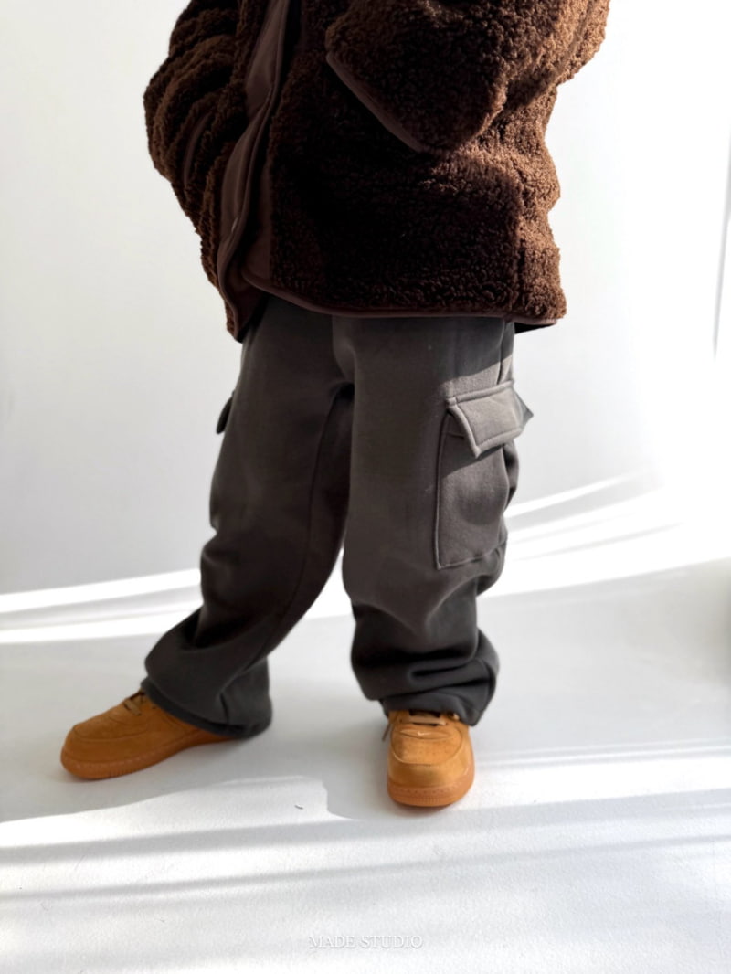 Made Studio - Korean Children Fashion - #discoveringself - Pocket Brushed Pants - 11