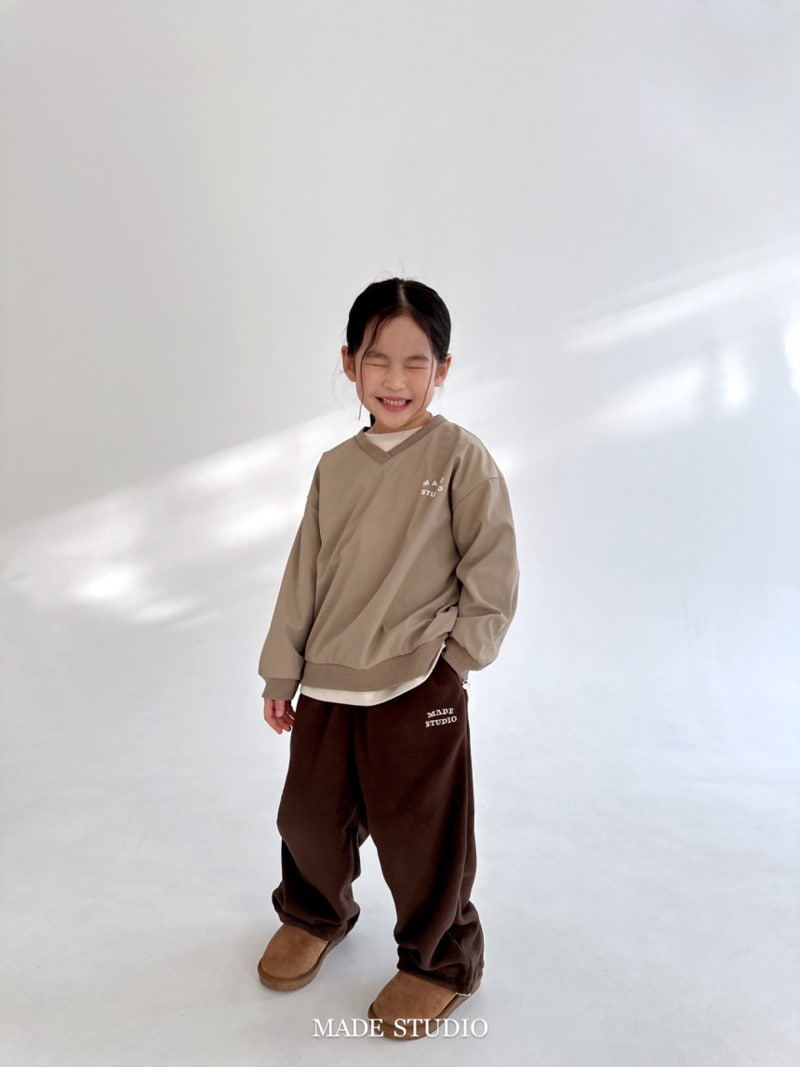 Made Studio - Korean Children Fashion - #fashionkids - Fleece Pants - 9