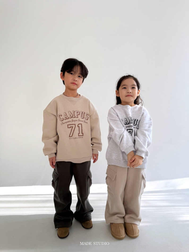 Made Studio - Korean Children Fashion - #magicofchildhood - Campus Sweatshirt - 6