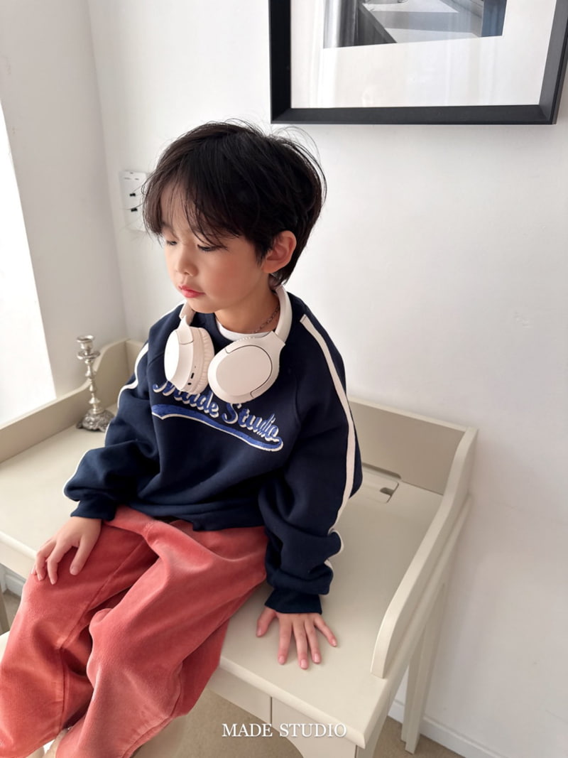 Made Studio - Korean Children Fashion - #magicofchildhood - Made Tape Sweatshirt - 5