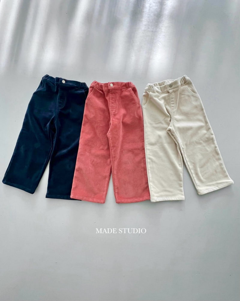 Made Studio - Korean Children Fashion - #magicofchildhood - Corduroy Brushed Pants