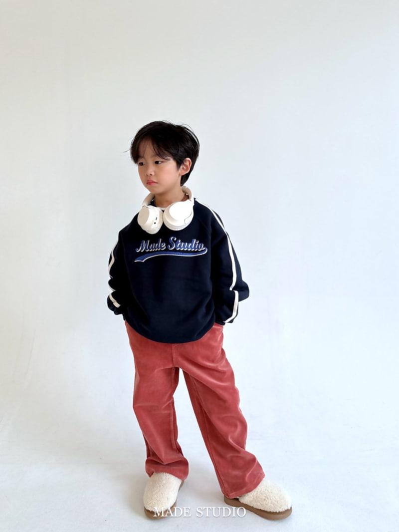 Made Studio - Korean Children Fashion - #minifashionista - Made Tape Sweatshirt - 6