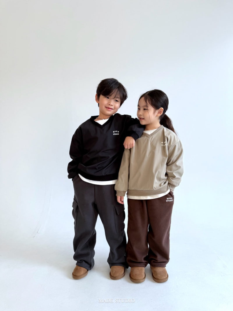 Made Studio - Korean Children Fashion - #magicofchildhood - Work Sweatshirt - 4