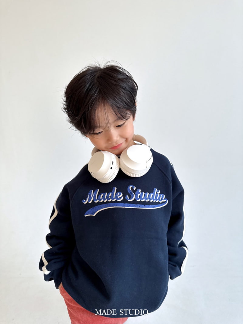 Made Studio - Korean Children Fashion - #prettylittlegirls - Made Tape Sweatshirt - 7