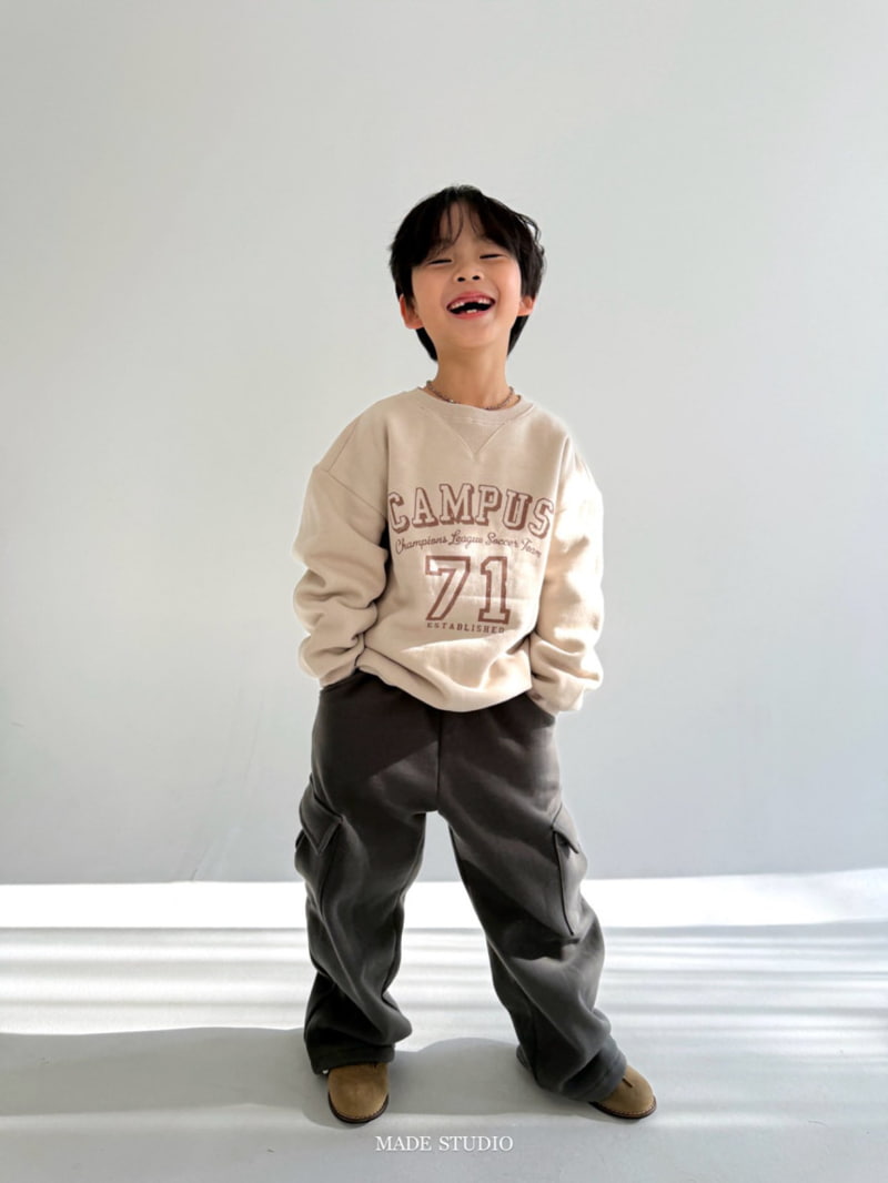 Made Studio - Korean Children Fashion - #stylishchildhood - Campus Sweatshirt - 11