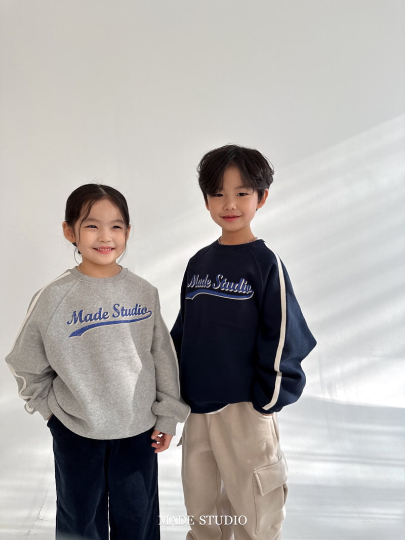 Made Studio - Korean Children Fashion - #stylishchildhood - Made Tape Sweatshirt - 10