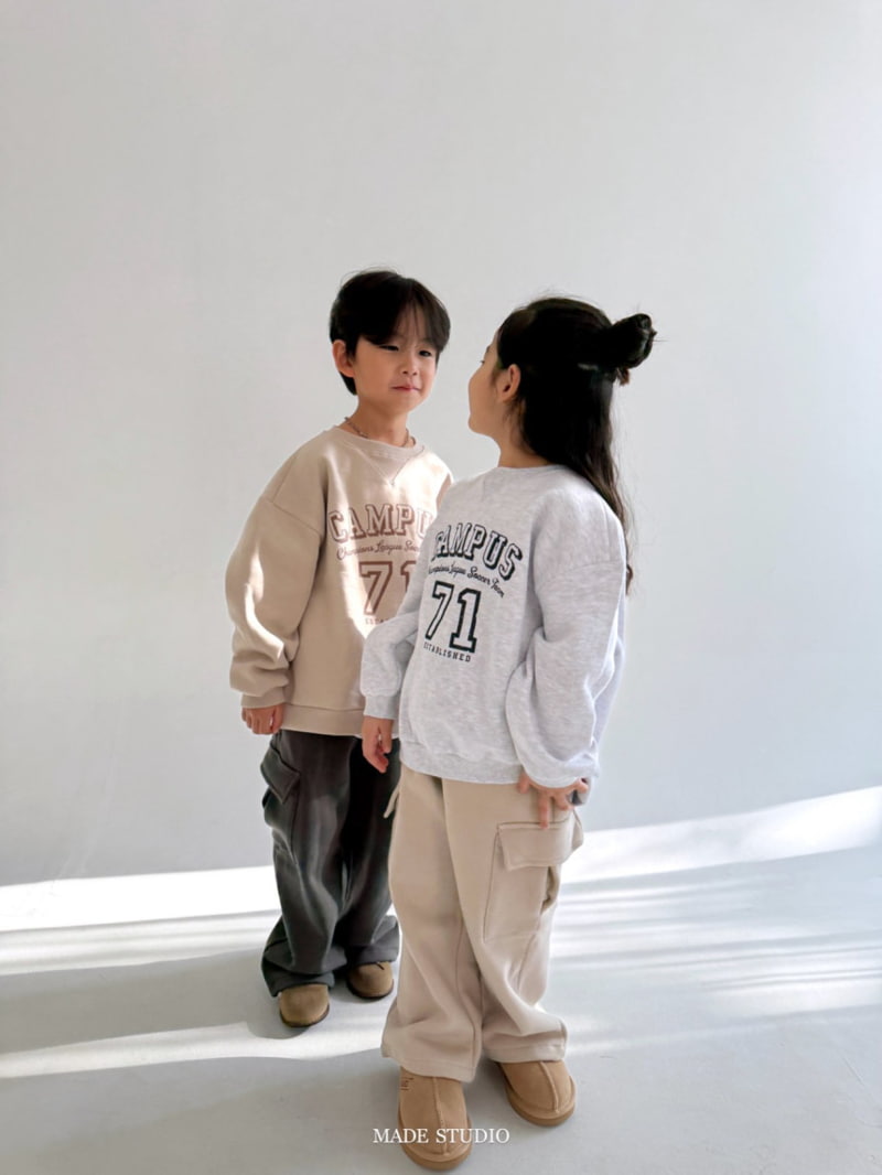 Made Studio - Korean Children Fashion - #stylishchildhood - Pocket Brushed Pants - 7