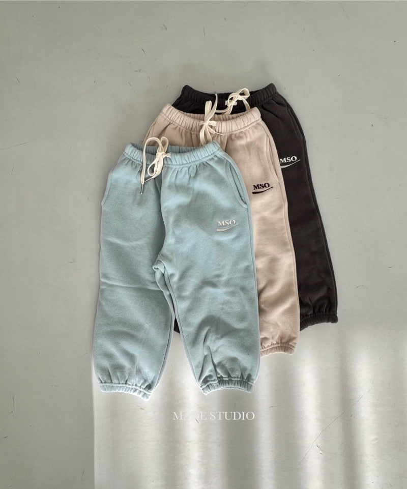 Made Studio - Korean Children Fashion - #todddlerfashion - Low Jogger Pants