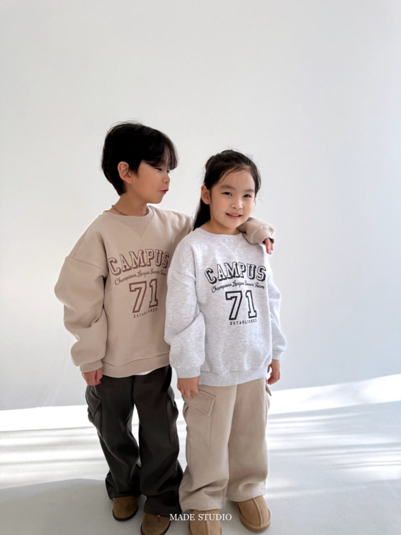 Made Studio - Korean Children Fashion - #toddlerclothing - Campus Sweatshirt - 10