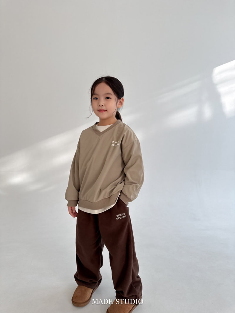 Made Studio - Korean Children Fashion - #toddlerclothing - Work Sweatshirt - 7