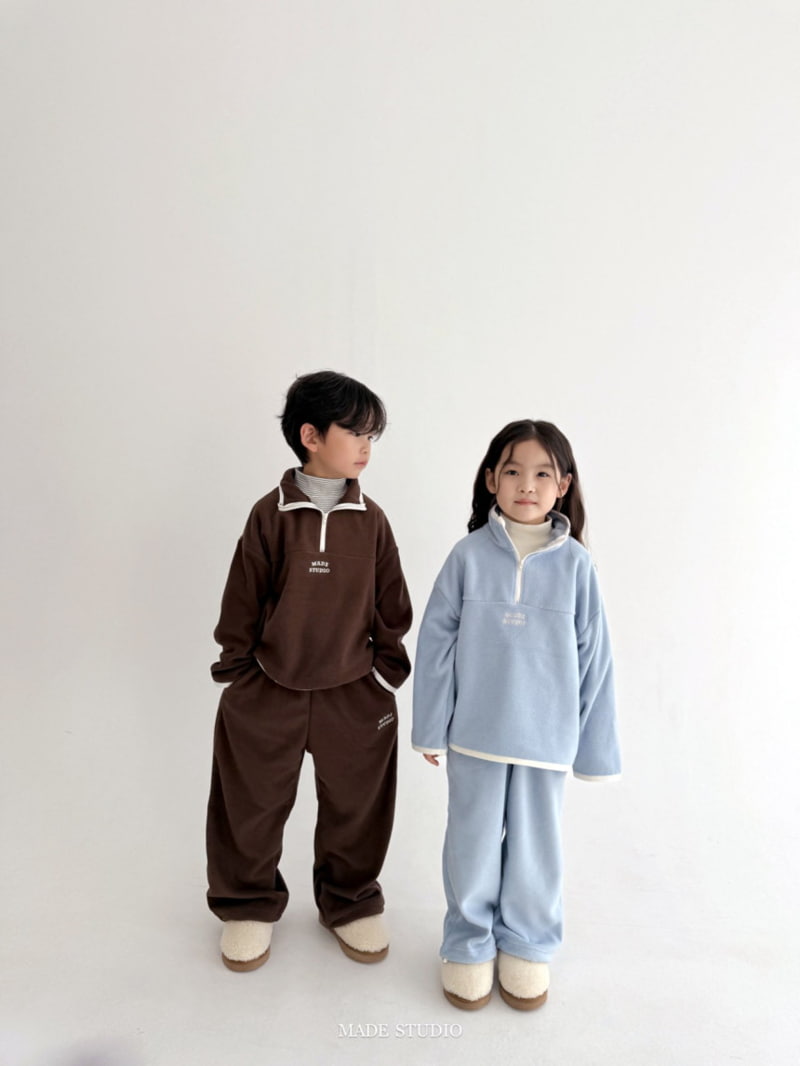 Made Studio - Korean Children Fashion - #toddlerclothing - Fleece Pants - 3