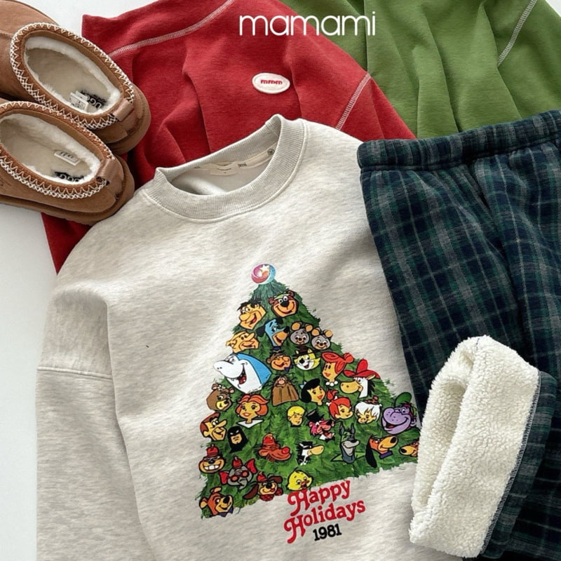 Mamami - Korean Children Fashion - #Kfashion4kids - Merry Christmas Sweatshirt - 6