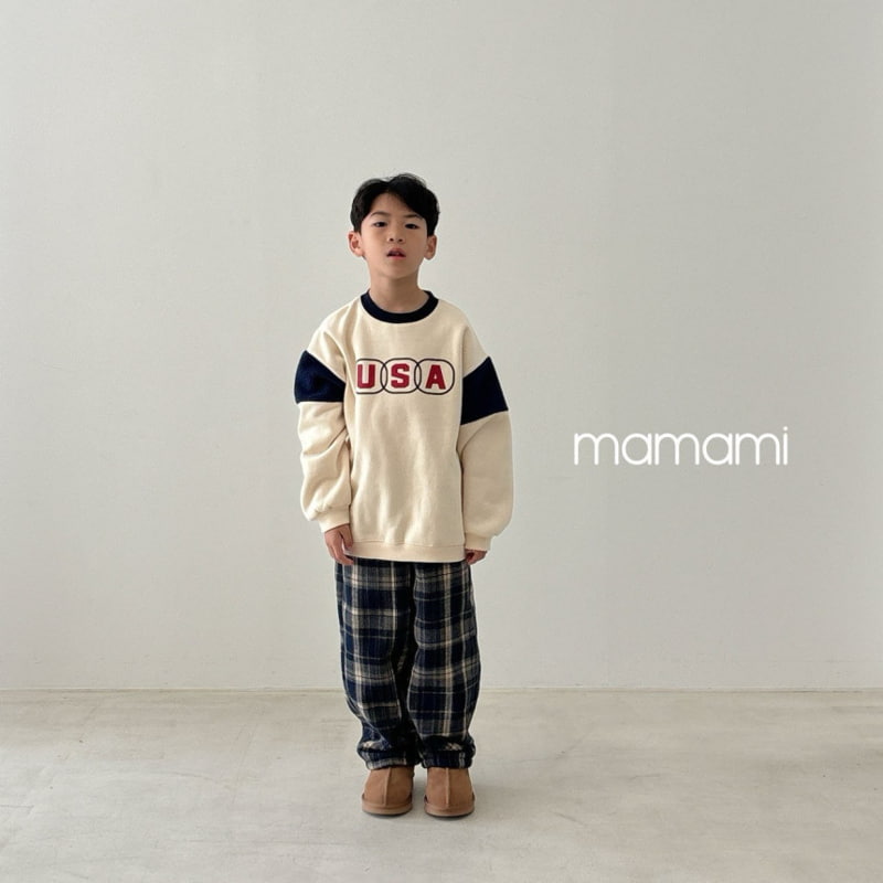 Mamami - Korean Children Fashion - #childofig - Cotton Check Pants - 9