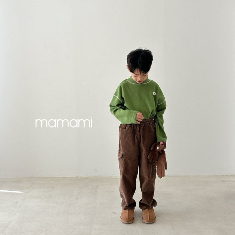 Mamami - Korean Children Fashion - #childofig - Heron Cargo Corduroy Pants - 7