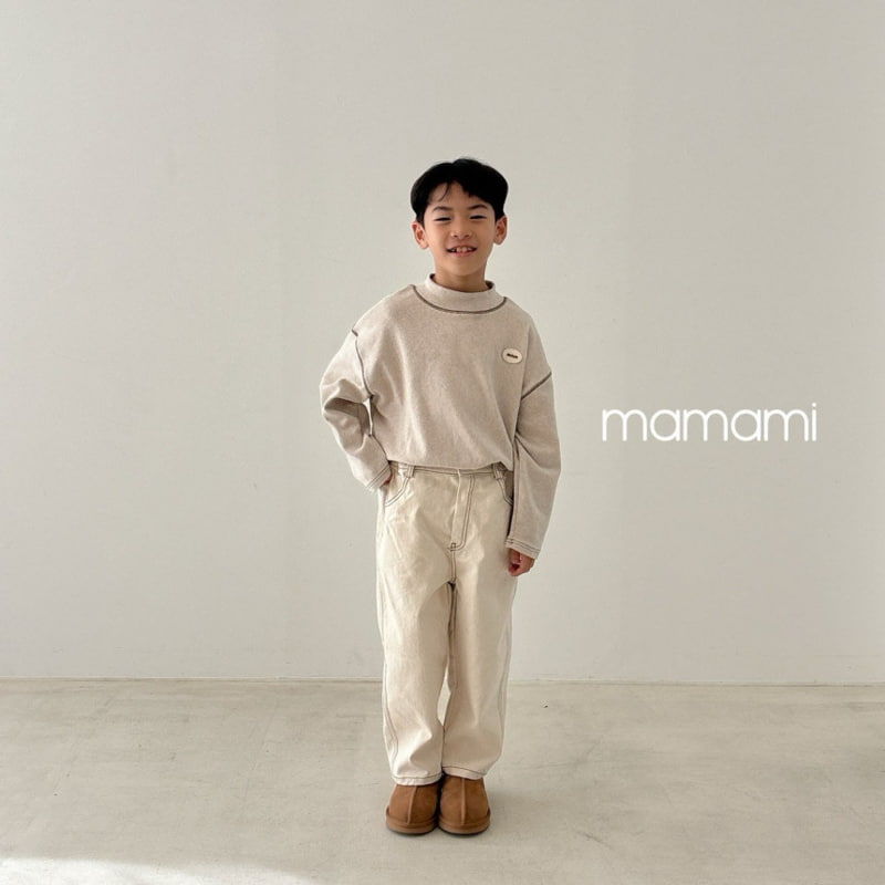 Mamami - Korean Children Fashion - #childofig - Signature Stitch Pants - 3