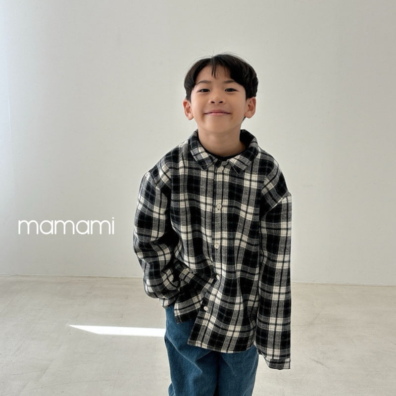 Mamami - Korean Children Fashion - #childofig - Soft Fleece Check Shirt - 10