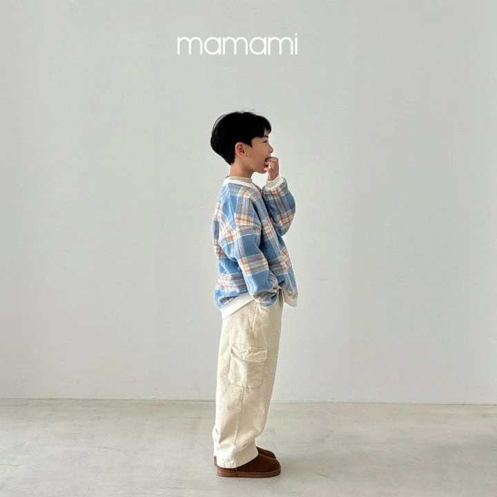 Mamami - Korean Children Fashion - #childofig - Butter Check Sweatshirt - 11