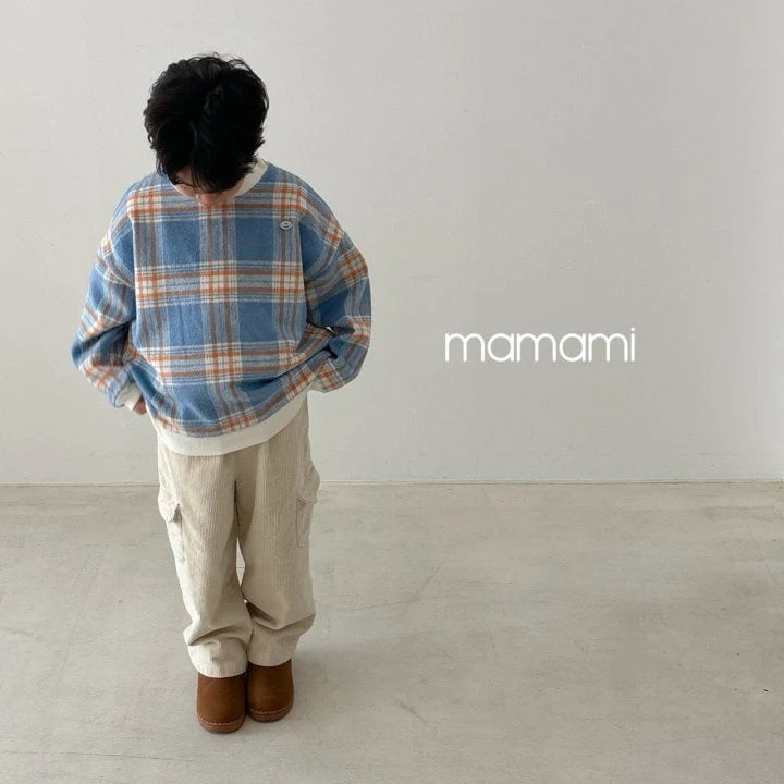 Mamami - Korean Children Fashion - #childofig - Butter Check Sweatshirt - 12