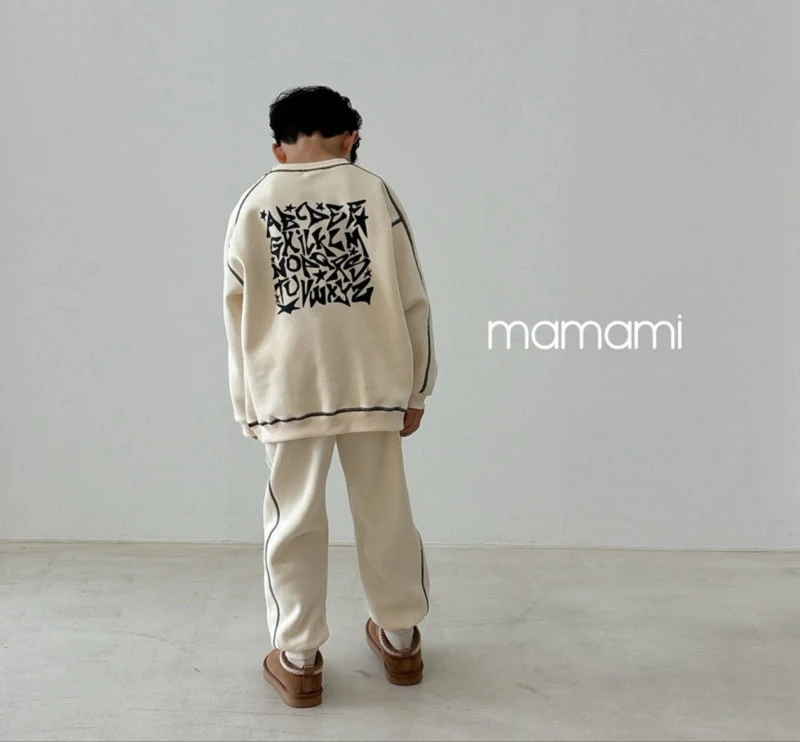 Mamami - Korean Children Fashion - #childrensboutique - Alphabet Stitch Set - 12