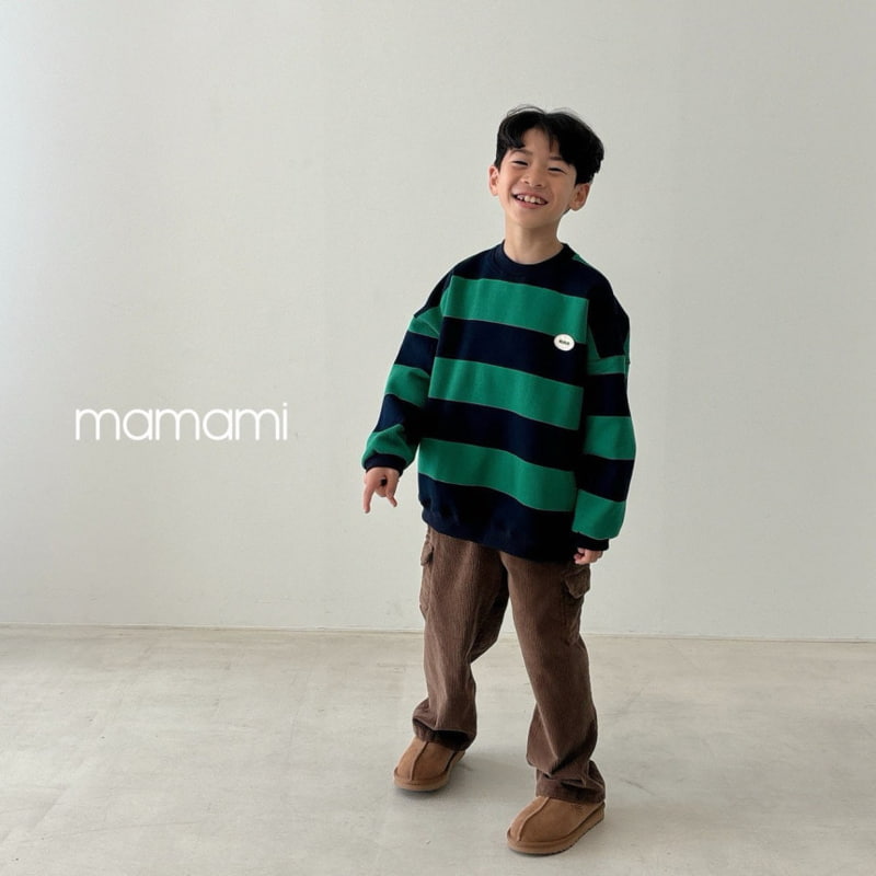 Mamami - Korean Children Fashion - #childrensboutique - Heron Cargo Corduroy Pants - 8