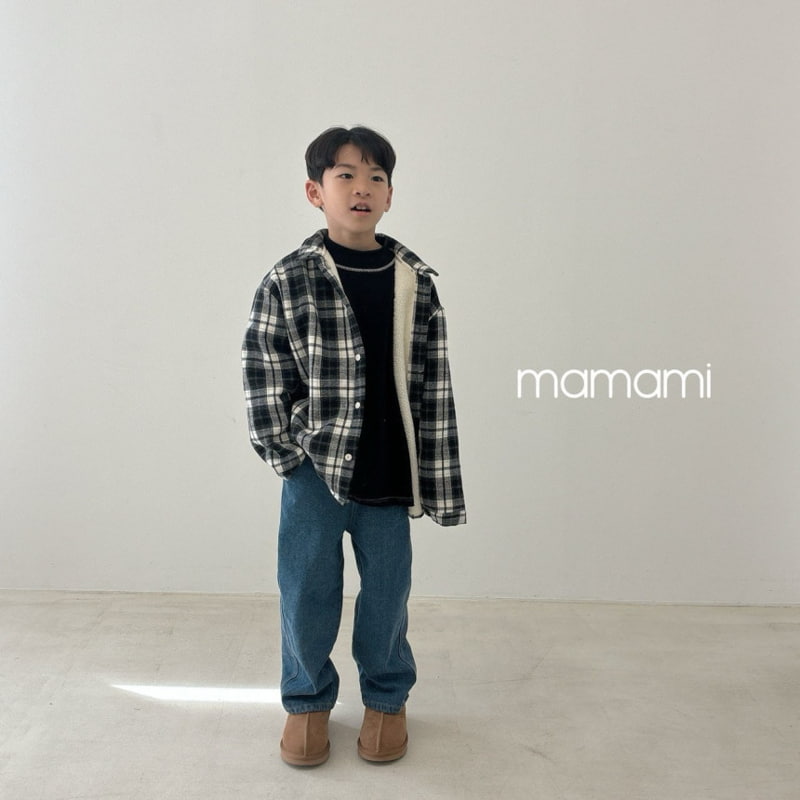 Mamami - Korean Children Fashion - #childrensboutique - Soft Fleece Check Shirt - 11