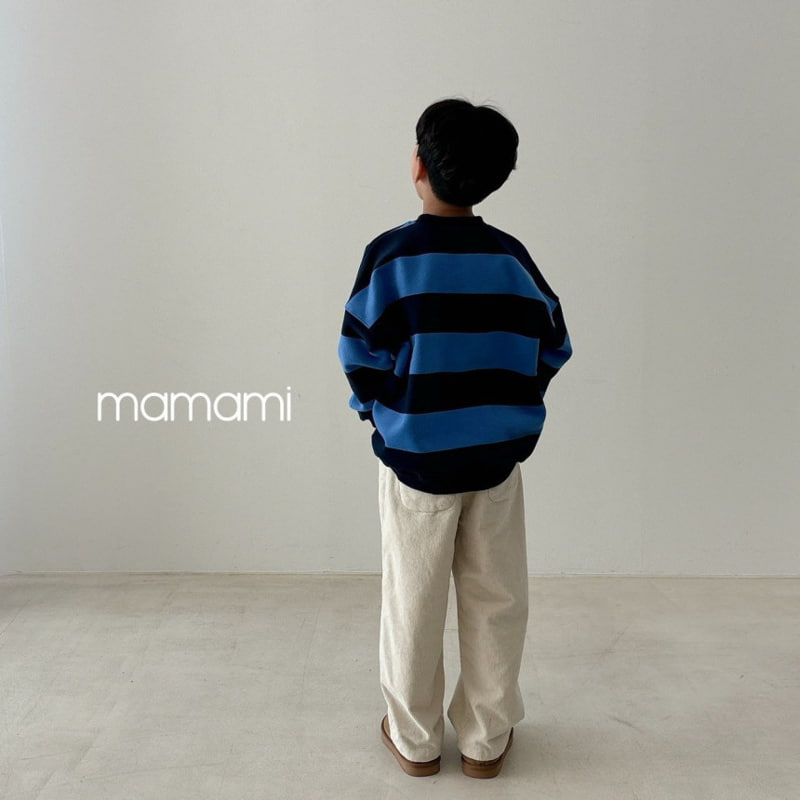 Mamami - Korean Children Fashion - #childrensboutique - Ralph Big Stripe Sweatshirt - 7