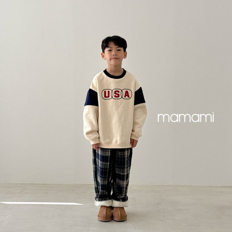 Mamami - Korean Children Fashion - #designkidswear - Cotton Check Pants - 11