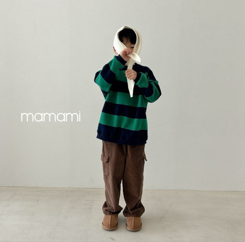 Mamami - Korean Children Fashion - #designkidswear - Heron Cargo Corduroy Pants - 9