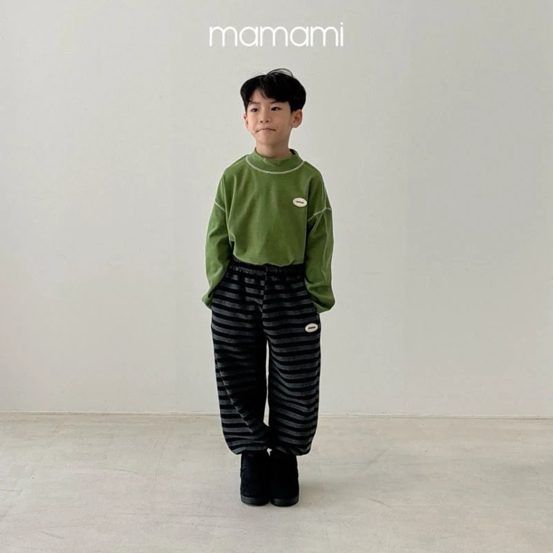 Mamami - Korean Children Fashion - #designkidswear - Mochi Stitch Turtleneck Tee - 3