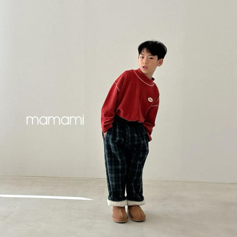 Mamami - Korean Children Fashion - #discoveringself - Cotton Check Pants - 12