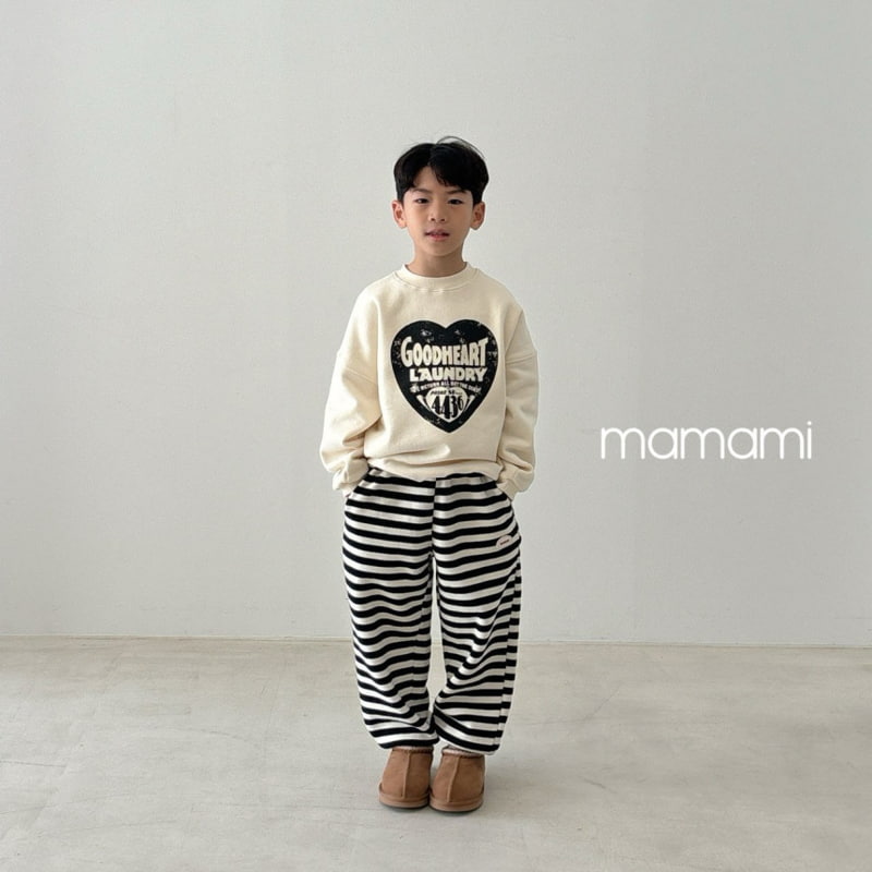 Mamami - Korean Children Fashion - #discoveringself - Heart Sweatshirt - 10