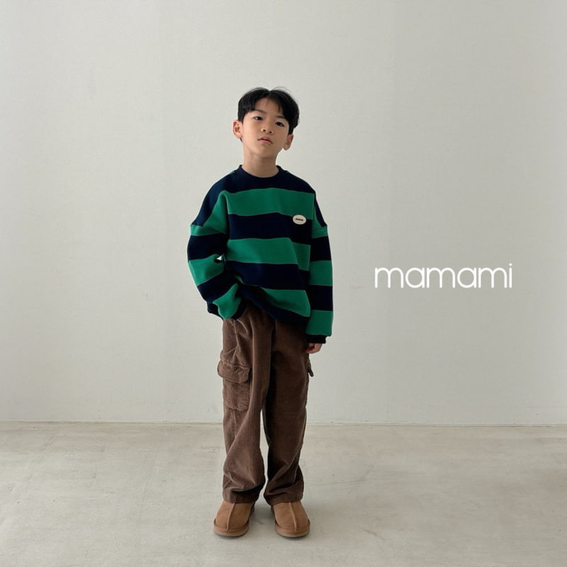 Mamami - Korean Children Fashion - #fashionkids - Ralph Big Stripe Sweatshirt - 10