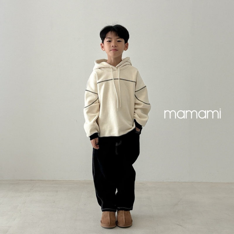 Mamami - Korean Children Fashion - #kidsshorts - Signature Stitch Pants - 8