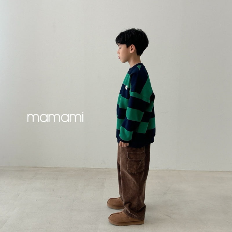 Mamami - Korean Children Fashion - #kidsshorts - Ralph Big Stripe Sweatshirt - 11