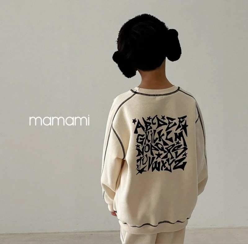 Mamami - Korean Children Fashion - #kidsstore - Alphabet Stitch Set