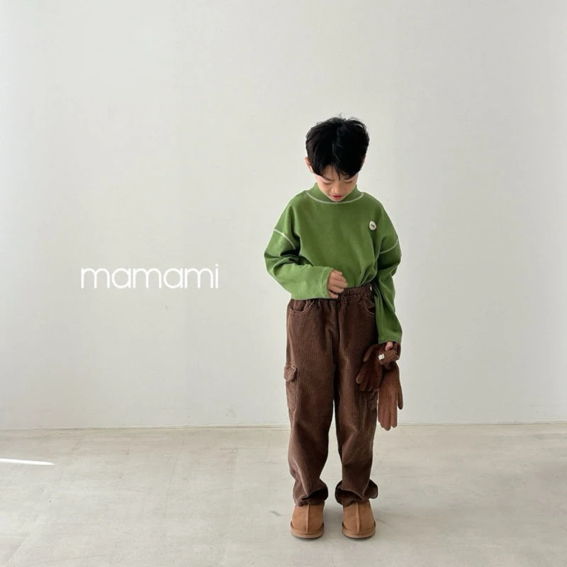 Mamami - Korean Children Fashion - #kidsstore - Mochi Stitch Turtleneck Tee - 7