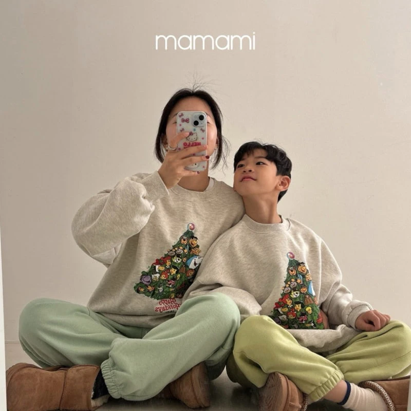 Mamami - Korean Children Fashion - #kidzfashiontrend - Merry Christmas Sweatshirt - 5