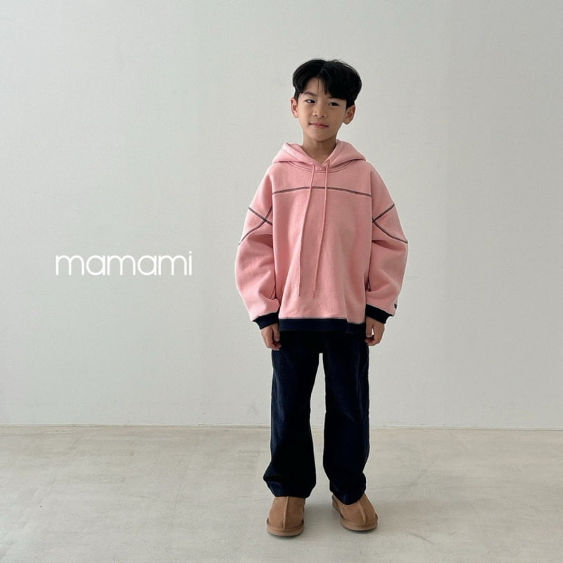 Mamami - Korean Children Fashion - #kidsstore - Raglan Stitch Hood Top - 4