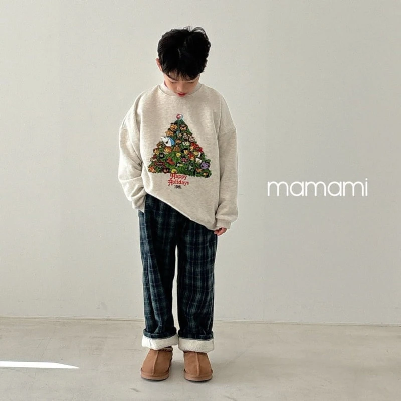 Mamami - Korean Children Fashion - #littlefashionista - Cotton Check Pants - 2