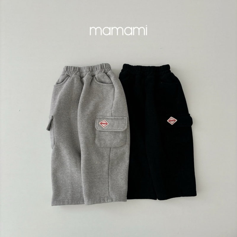 Mamami - Korean Children Fashion - #littlefashionista - Fleece Tony Pocket Pants